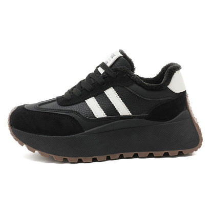 Damen Chunky Sneaker Rutschfest Plattform Schuhe Bequem