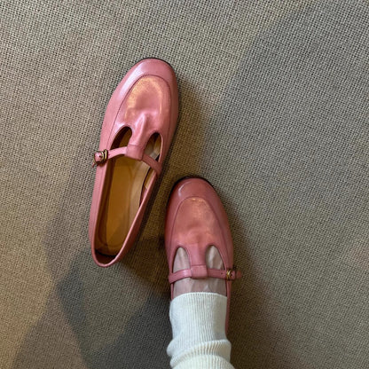 Damen Ballerinas Komfortabel Riemendesign