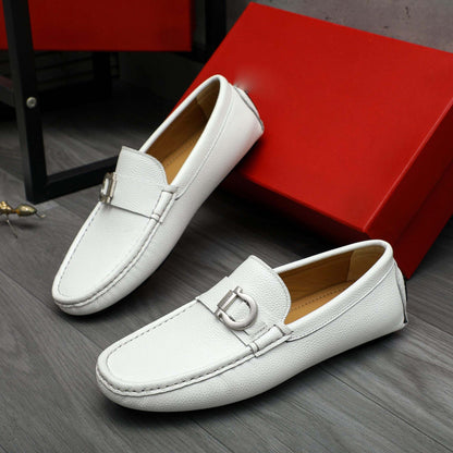Damen Mokassins aus Leder Elegant