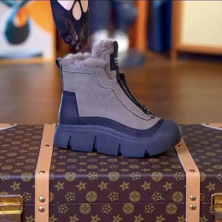 Damen Winterstiefel Gefüttert Antirutschsohle