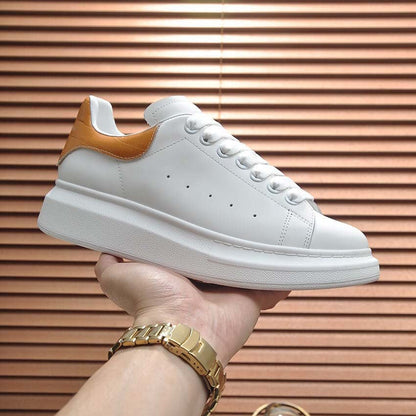 Damen Sneaker Leder Weich Gepolstert
