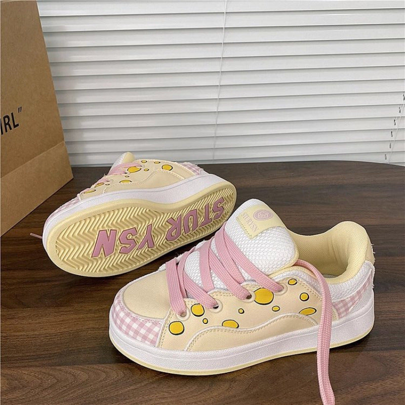 Damen Sneaker Bequem Sportlich Verspielt