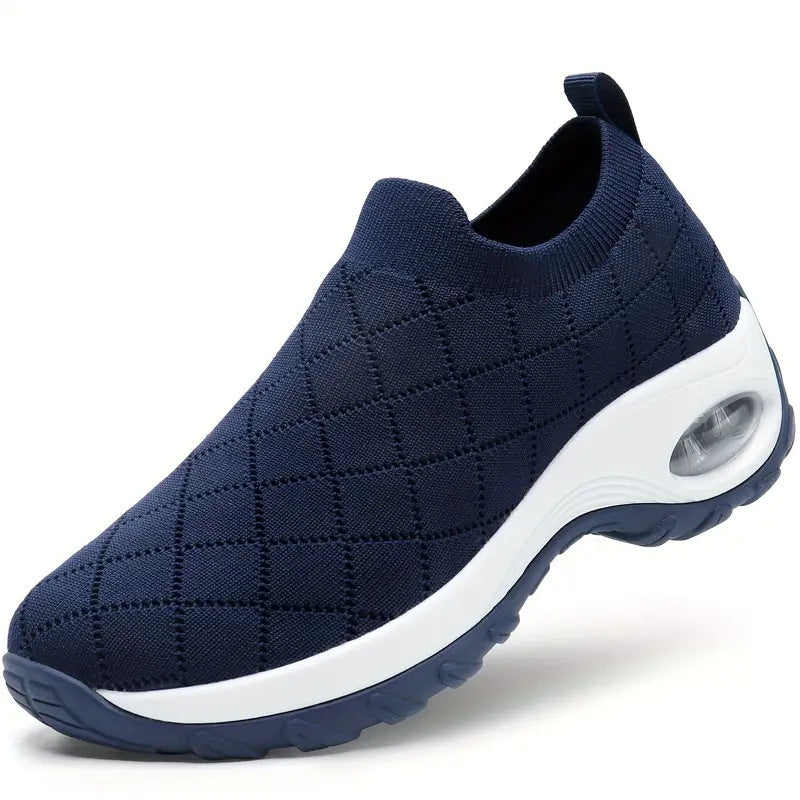 Damen Slip-On Schuhe Atmungsaktiv Komfortabel