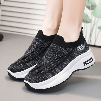 Damen Sneaker Atmungsaktiv Weich Komfort