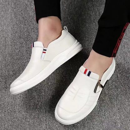 Herren Leder Sneaker Slip-On Bequem Flexibel - Norvielle