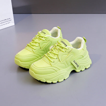 Damen Sneaker Chunky Atmungsaktives Mesh Weich