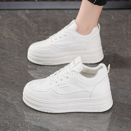 Damen Plateau Sneaker Komfortabel Größe