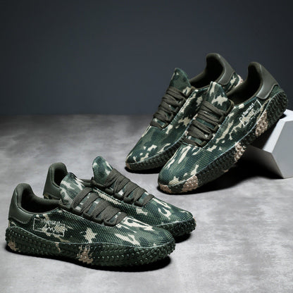 Damen Laufschuhe Sportlich Camouflage Rutschfest