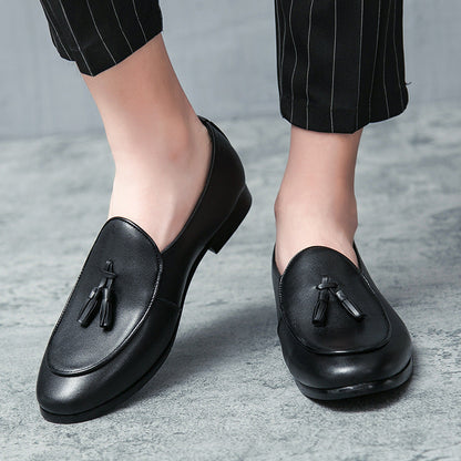 Damen Mokassins Elegante Leder Schuhe