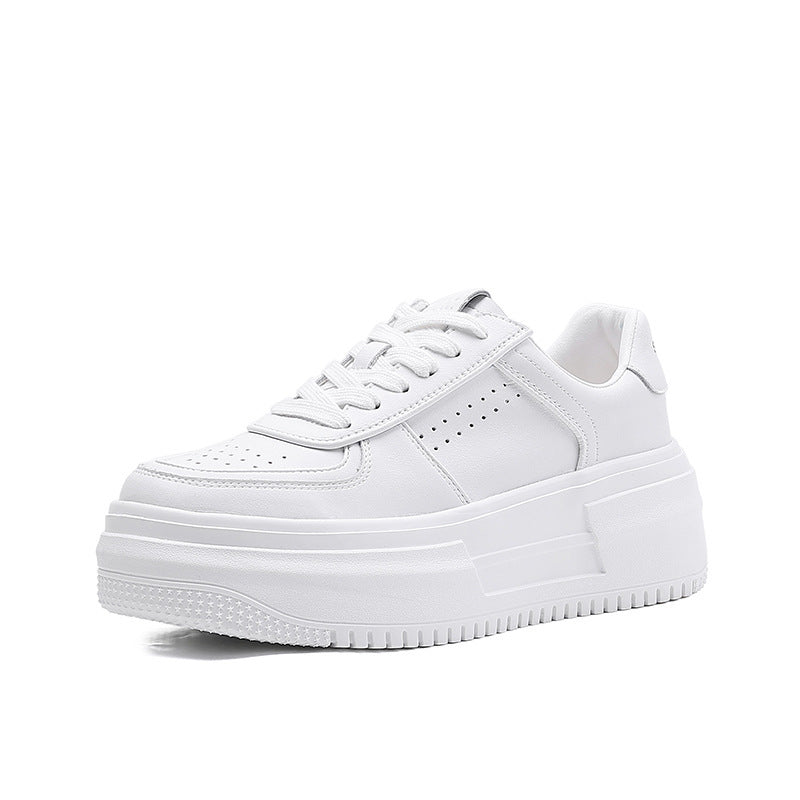 Damen Plateau Sneaker Bequem Elegant
