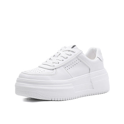 Damen Plateau Sneaker Bequem Elegant