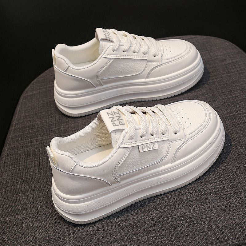 Damen Plateausneaker Atmungsaktiv Bequem