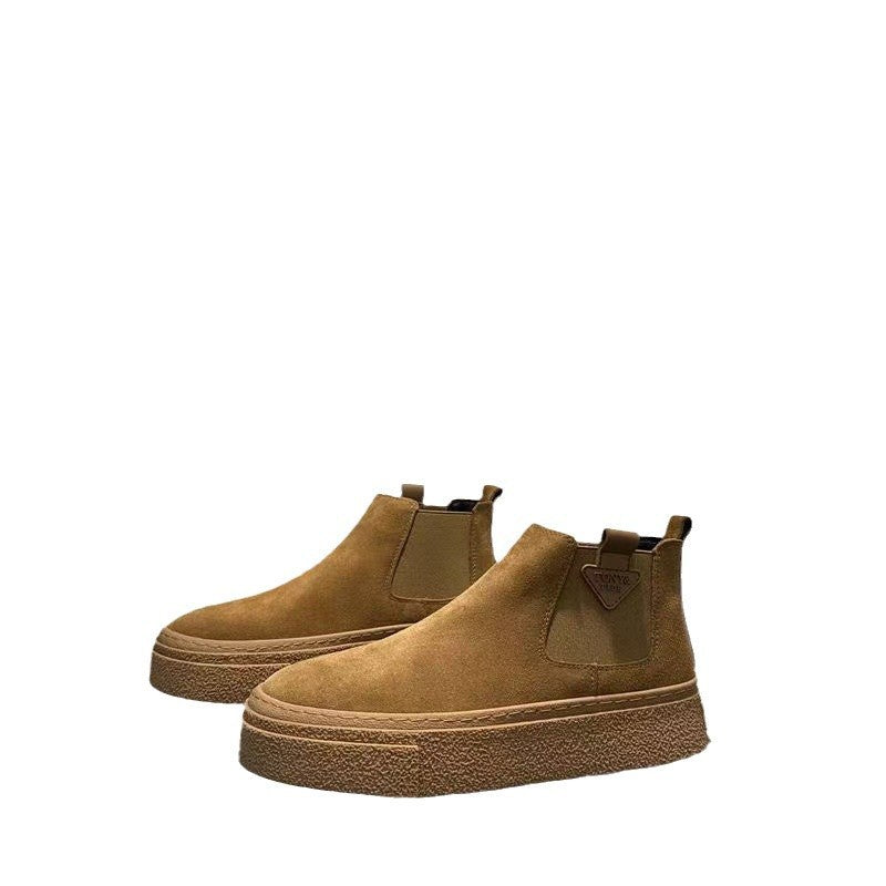 Damen Chelsea Stiefel Weich Rutschfest