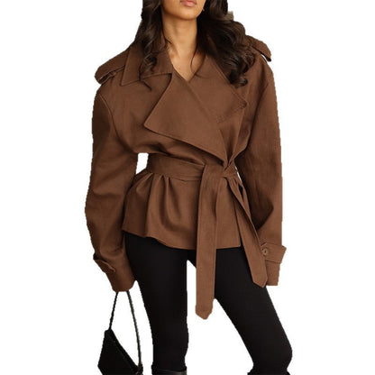 Damen Überwurfjacke Lässig Modern