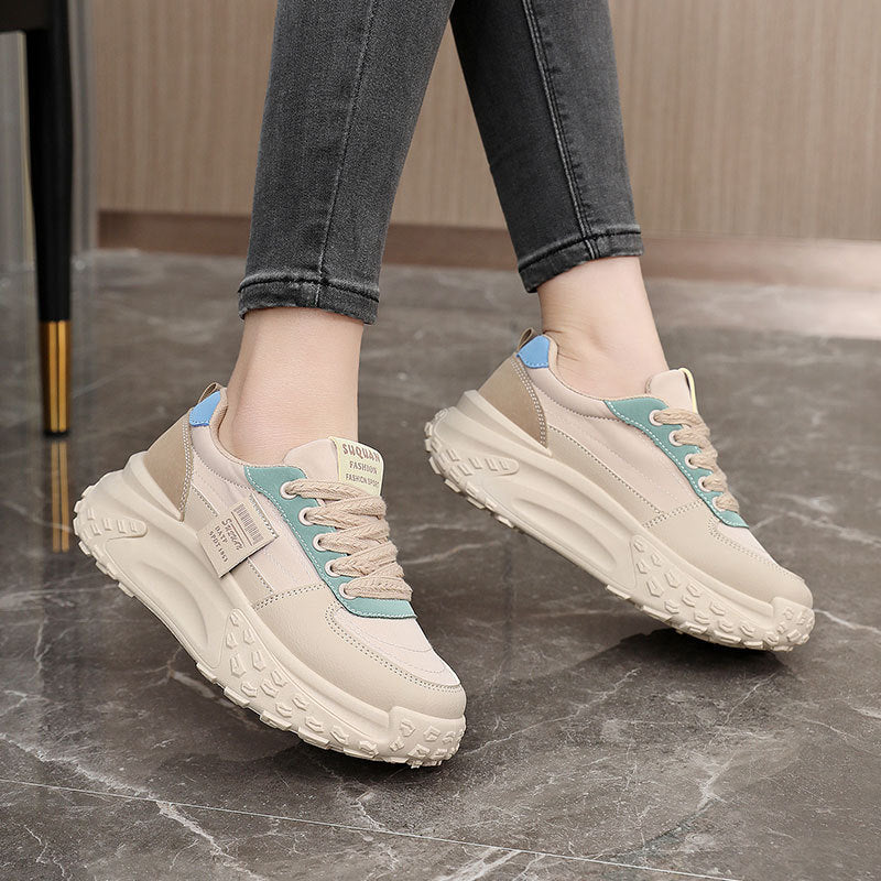 Damen Sneaker Chunky Bequem Komfortschuhe