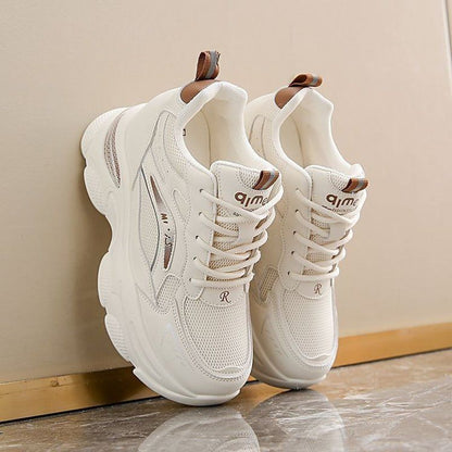 Damen Sneaker Atmungsaktives Mesh Komfortabel Mit Dämpfung