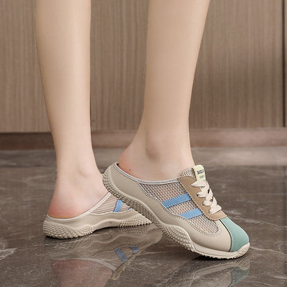 Damen Clogs Atmungsaktives Material Griffig