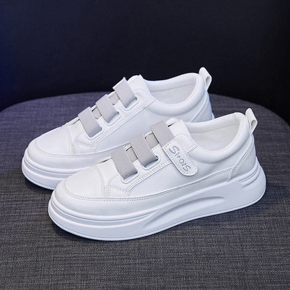 Damen Sneaker Bequem Klettverschluss Weiches Innenfutter