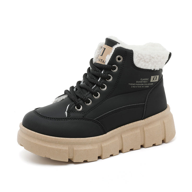 Damen Winterstiefel Flauschig Rutschfest