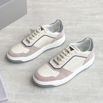 Damen Sneaker Leder Atmungsaktives Obermaterial