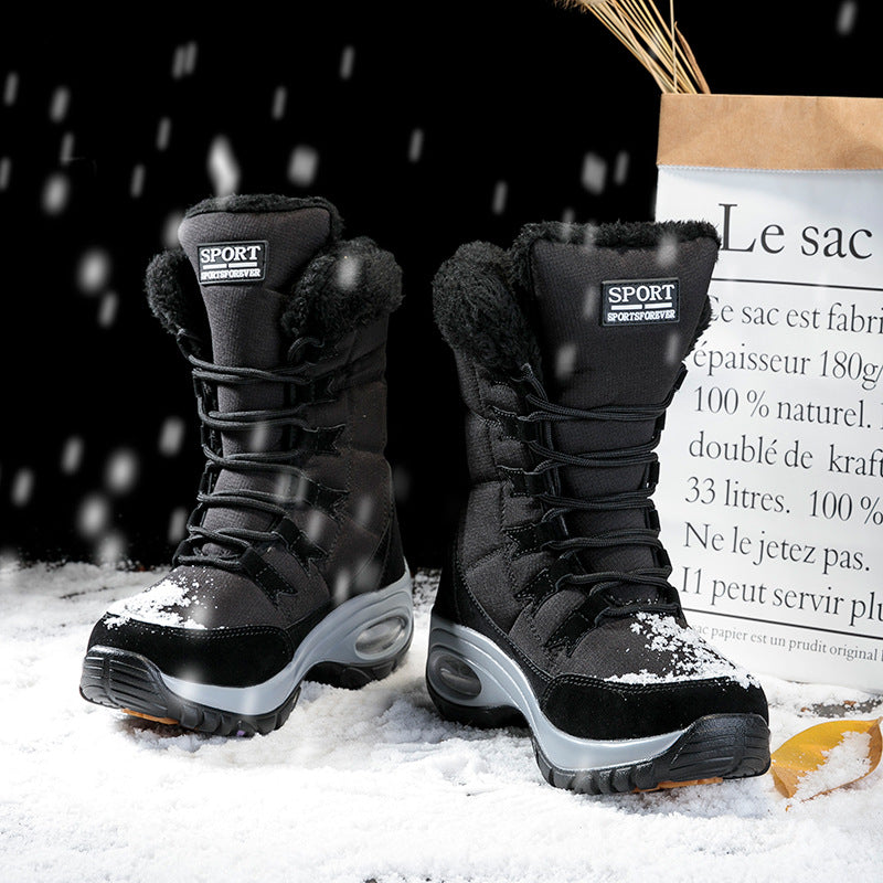 Damen Winterstiefel Warm Isoliert Rutschfest