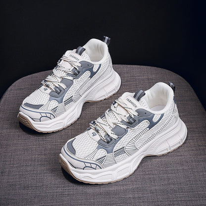 Damen Chunky Sneaker Atmungsaktives Mesh Komfortsohle