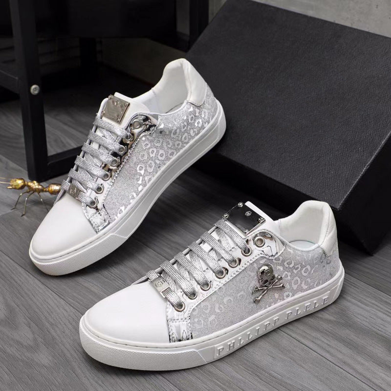 Damen Sneaker Rutschfest Glanzdetail