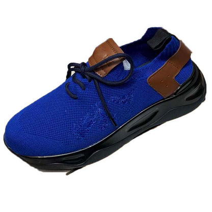 Damen Sneaker Atmungsaktives Mesh Elastischer Riemen