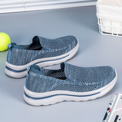 Damen Sneaker Slip-On Atmungsaktives Mesh