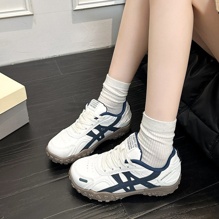 Damen Sneaker Sportlich Atmungsaktives Mesh Gummisohle