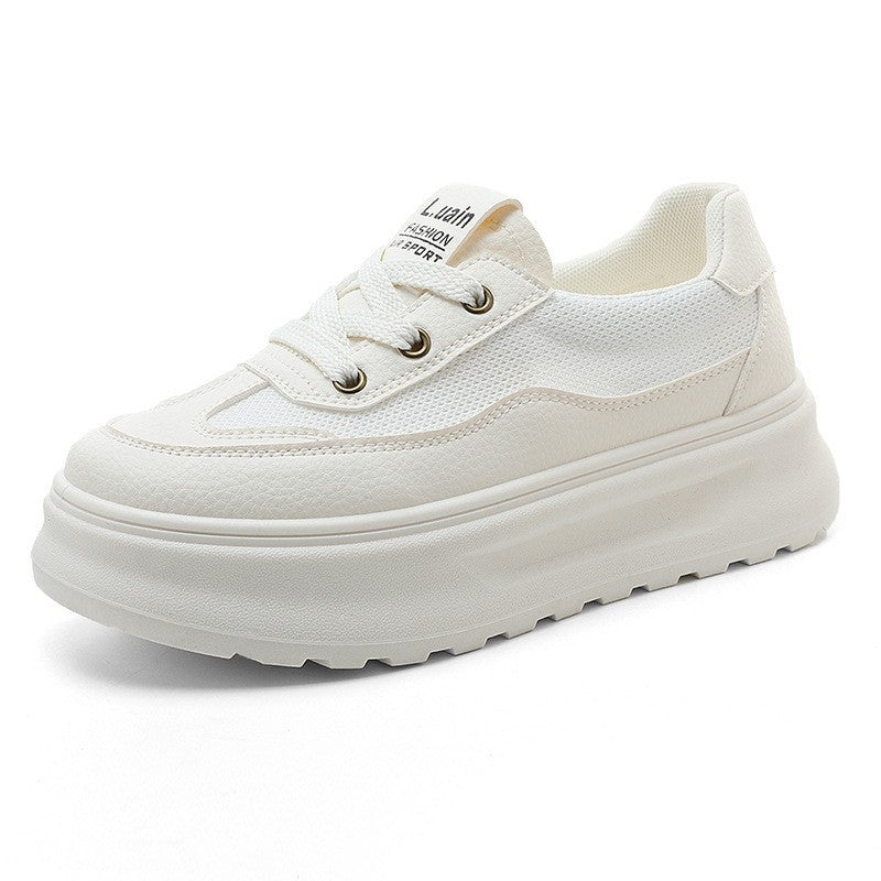 Damen Laufschuhe Atmungsaktives Mesh Dicksohle Schwarz - Norvielle
