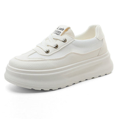 Damen Laufschuhe Atmungsaktives Mesh Dicksohle Schwarz - Norvielle