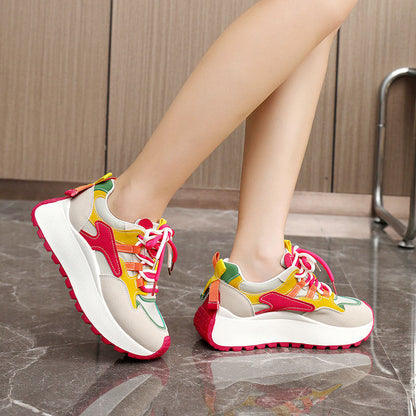 Damen Sneaker Sportlich Bunt