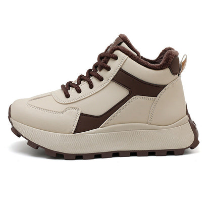 Damen High- Sneaker Flauschig Rutschfest