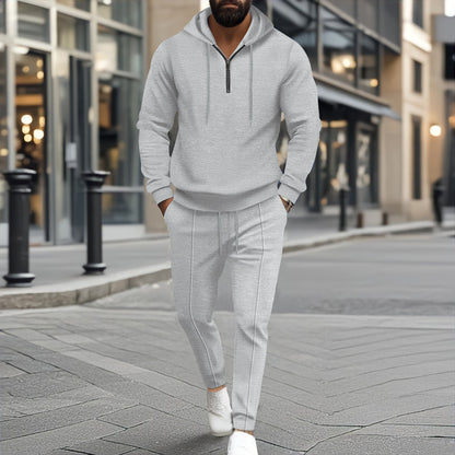 Herren Sportbekleidung Set Hoodie Jogginghose Bequem