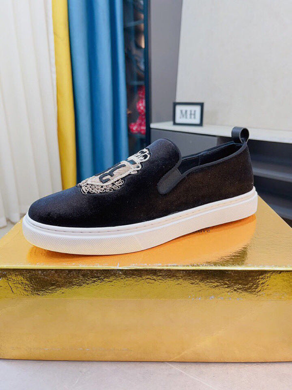 Damen Slip-On Sneaker Bequem Mit Zierdetail
