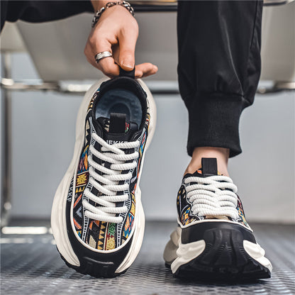 Damen Sneaker Sportlich Muster