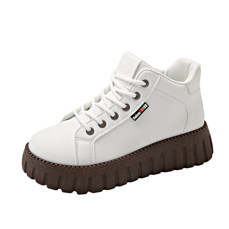 Damen High- Sneaker Wasserdicht Dicke Sohle