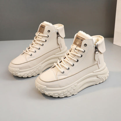 Damen Hoch Sneaker Bequem