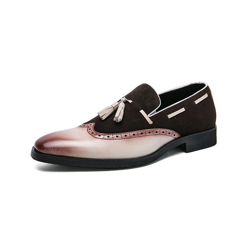 Damen Mokassins mit Quasten Detail Elegantes Leder