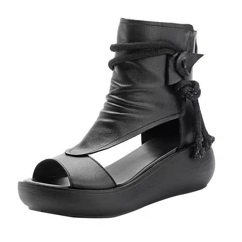 Damen Plateau-Sandaletten Hochzeitsschuhe Moderner Riemen Look wird