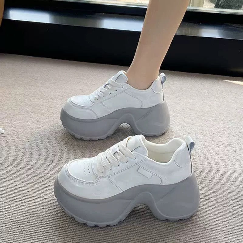 Damen Chunky Sneaker Dicke Sohle