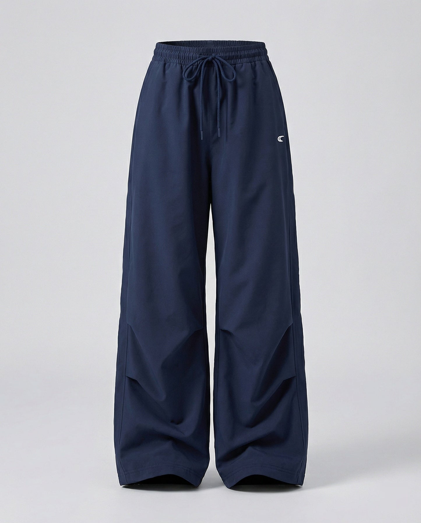 Damen Hose Weite Bein Elastik Lang