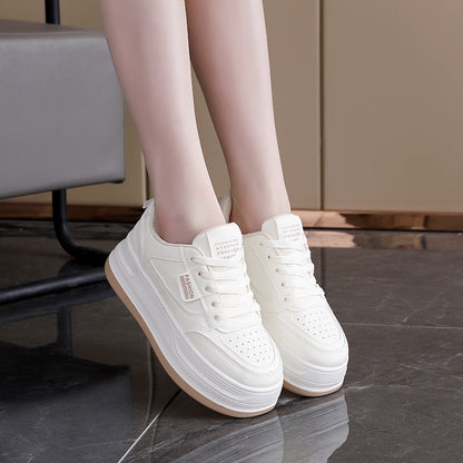 Damen Sneaker Dicksohle Atmungsaktives Mesh Modern