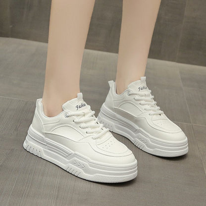 Damen Plattform Sneaker Hoch Komfort Sohle Modisch