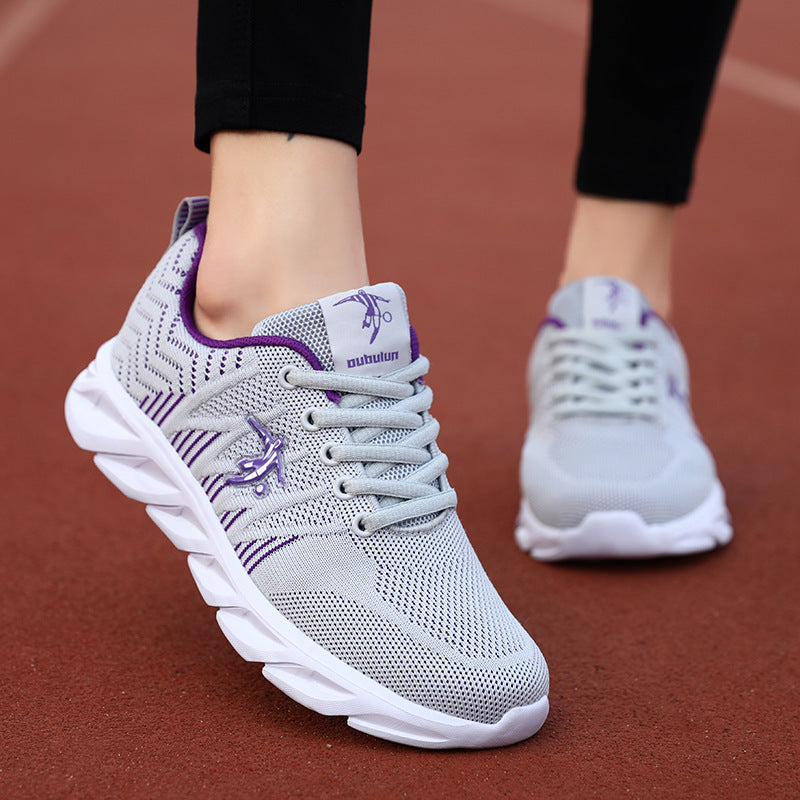 Damen Laufschuhe Leicht Atmungsaktives Mesh Sportlich