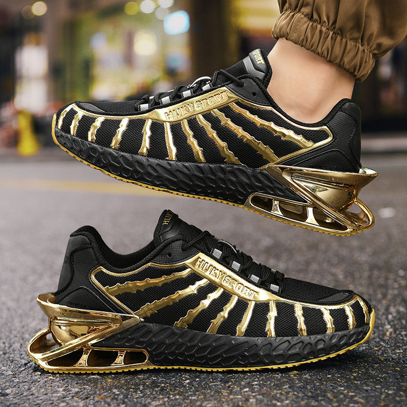 Damen Laufschuhe Sportlich Reflektierend Schwarz - Norvielle