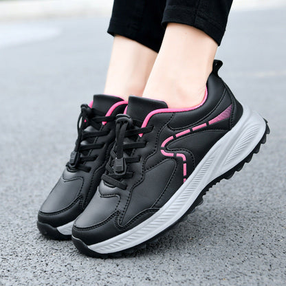 Damen Sport-Schuhe Schnellverschluss Polster Sohle Bequem