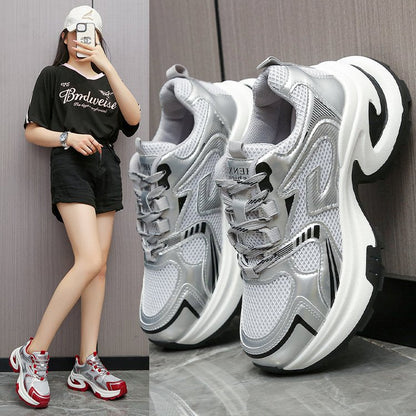 Damen Laufschuhe Atmungsaktives Mesh Komfort Sohle