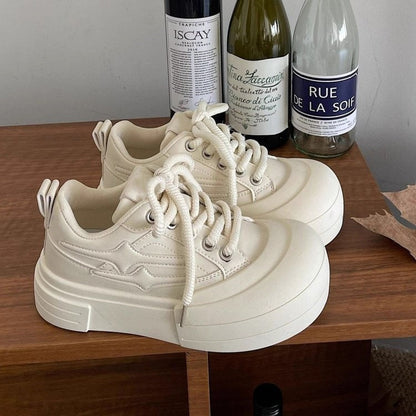 Damen Sneaker Chunky Bequem Gepolstert Robust